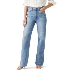 Levi’s Stonewash Denim Ribcage Wide Leg Super High Rise Jean, Size 26 x 32, NWT